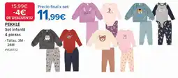 Costco PEKKLE Set infantil 4 piezas oferta