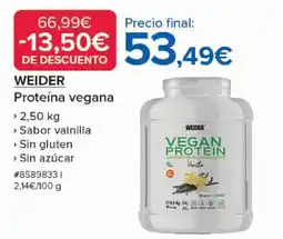 Costco WEIDER Proteína vegana oferta