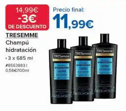 Costco TRESEMME Champú hidratación oferta