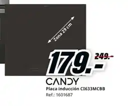 MediaMarkt CANDY Placa inducción CI633MCBB oferta