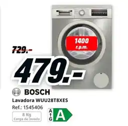 MediaMarkt BOSCH Lavadora WUU28T8XES oferta