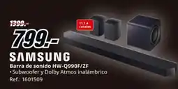 MediaMarkt SAMSUNG Barra de sonido HW-Q990F/ZF oferta