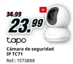 MediaMarkt TAPO Cámara de seguridad IP TC71 oferta