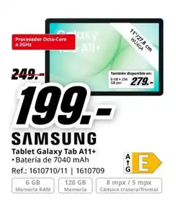 MediaMarkt SAMSUNG Tablet Galaxy Tab A11+ oferta