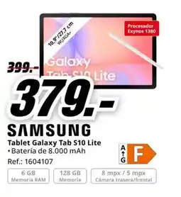 MediaMarkt SAMSUNG Tablet Galaxy Tab S10 Lite oferta