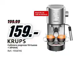 MediaMarkt KRUPS Cafetera express Virtuoso +XP444C oferta