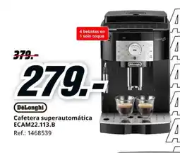 MediaMarkt DELONGHI Cafetera superautomática ECAM22.113.B oferta