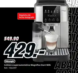 MediaMarkt DELONGHI Cafetera superautomática Magnifica Start Milk oferta