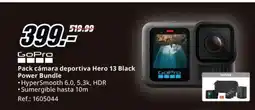 MediaMarkt GOPRO Pack cámara deportiva Hero 13 Black Power Bundle oferta