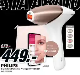MediaMarkt PHILIPS Depiladora IPL Lumea Prestige S9900 BRI951 oferta