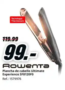 MediaMarkt ROWENTA Plancha de cabello Ultimate Experience SF8120F0 oferta