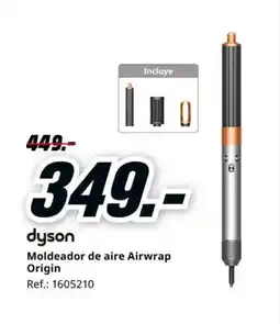 MediaMarkt DYSON Moldeador de aire Airwrap Origin oferta