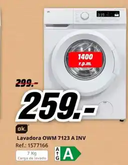 MediaMarkt Lavadora OWM 7123 A INV oferta