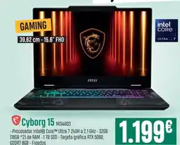 PCBox Cyborg 15 MS14603 oferta