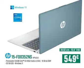 HP 15-FD0352NS HP14243