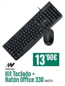 PCBox NETWAY Kit Teclado + Ratón Office 330 NW3774 oferta