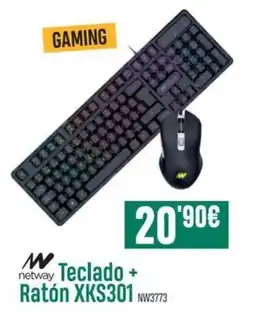 PCBox NETWAY Teclado + Ratón XKS301 NW3773 oferta