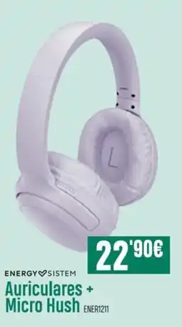 PCBox ENERGY SISTEM Auriculares + Micro Hush ENER1211 oferta