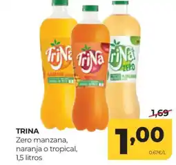 Alimerka TRINA Zero manzana, naranja o tropical oferta