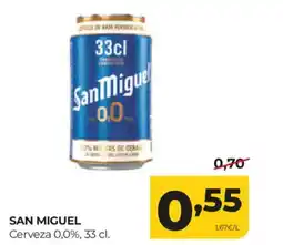 Alimerka SAN MIGUEL Cerveza 0,0% oferta