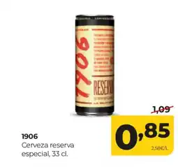 Alimerka 1906 Cerveza reserva especial oferta