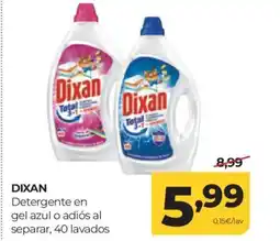 Alimerka DIXAN Detergente en gel azul o adiós al separar, 40 lavados oferta