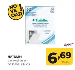 Alimerka NATULIM Lavavajillas en pastillas oferta