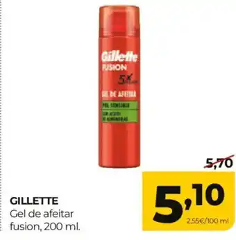 Alimerka GILLETTE Gel de afeitar fusion oferta