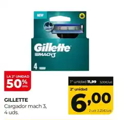 Alimerka GILLETTE Cargador mach 3 oferta
