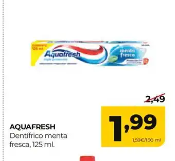 Alimerka AQUAFRESH Dentifrico menta fresca oferta