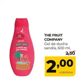 Alimerka THE FRUIT COMPANY Gel de ducha sandía oferta
