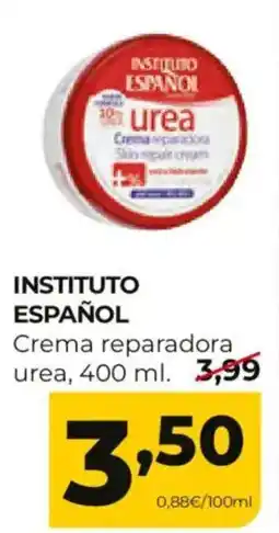 Alimerka INSTITUTO ESPAÑOL Crema reparadora oferta