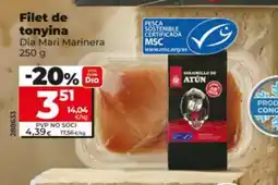 Maxi Dia DIA MARI MARINERA Filet de tonyina oferta