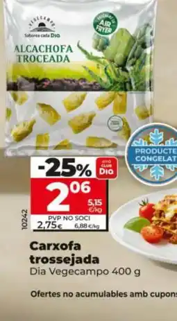 Maxi Dia DIA VEGECAMPO Carxofa trossejada oferta