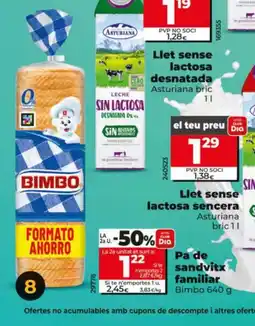Maxi Dia BIMBO Pa de sandvitx familiar oferta