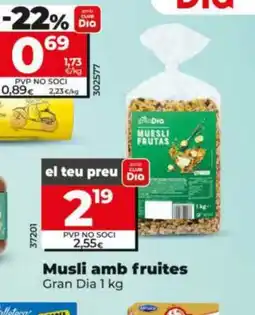 Maxi Dia GRAN DIA Musli amb fruites oferta