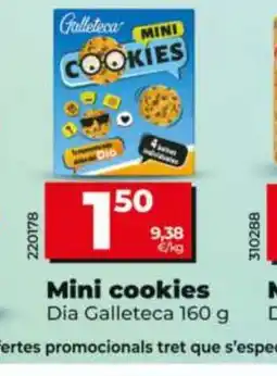 Maxi Dia DIA GALLETECA Mini cookies oferta