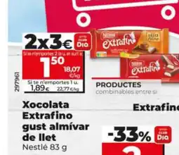 Maxi Dia NESTLÉ Xocolata Extrafino gust almívar de llet oferta