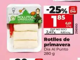 Maxi Dia DIA AL PUNTO Rotlles de primavera oferta