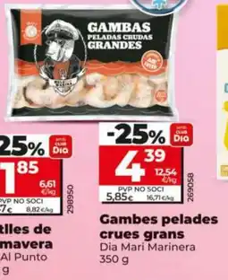 Maxi Dia DIA MARI MARINERA Gambes pelades crues grans oferta