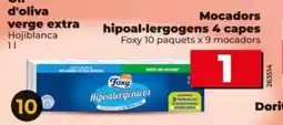 Maxi Dia FOXY Mocadors hipoal-lergogens 4 capes oferta