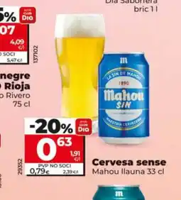 Maxi Dia MAHOU Cervesa sense oferta
