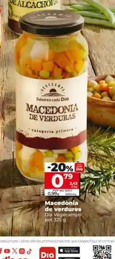Maxi Dia DIA VEGECAMPO Macedònia de verdures oferta