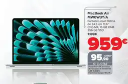 Carrefour MacBook Air MWOW3Y/A oferta