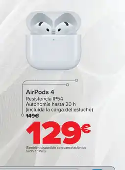 Carrefour AirPods 4 oferta