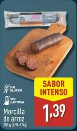 ALDI Morcilla de arroz oferta