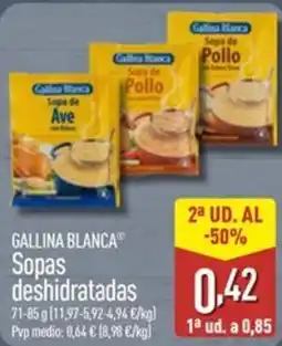 ALDI GALLINA BLANCA Sopas deshidratadas oferta