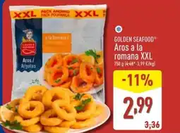 ALDI GOLDEN SEAFOOD Aros a la romana XXL oferta