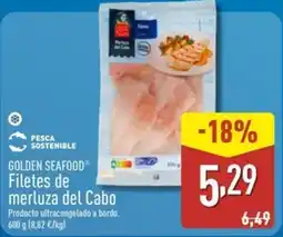 ALDI GOLDEN SEAFOOD Filetes de merluza del Cabo oferta