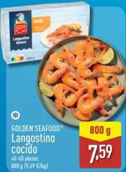 ALDI GOLDEN SEAFOOD Langostino cocido oferta